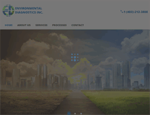 Tablet Screenshot of environmental-diagnostics.com